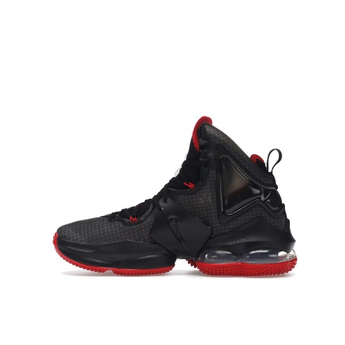 Кроссы Nike LeBron 19 Bred (GS) - подростковая сетка размеров
