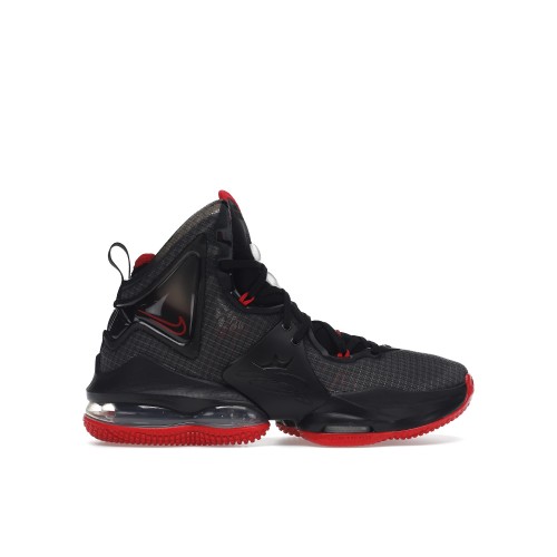Кроссы Nike LeBron 19 Bred (GS) - подростковая сетка размеров
