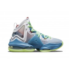 Подростковые кроссовки Nike LeBron 19 Dutch Blue Lime Glow (GS)