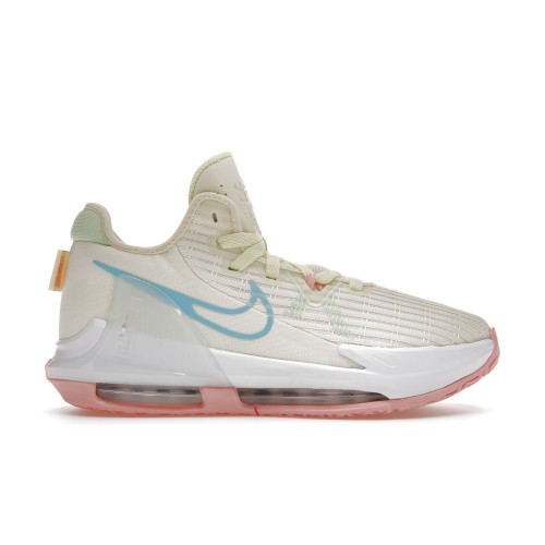 Кроссы Nike LeBron Witness 6 Coconut Milk (GS) - подростковая сетка размеров