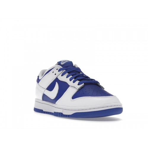 Кроссы Nike Dunk Low Racer Blue White - мужская сетка размеров