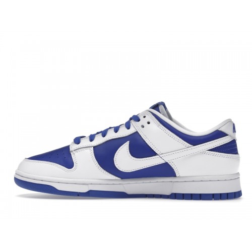 Кроссы Nike Dunk Low Racer Blue White - мужская сетка размеров