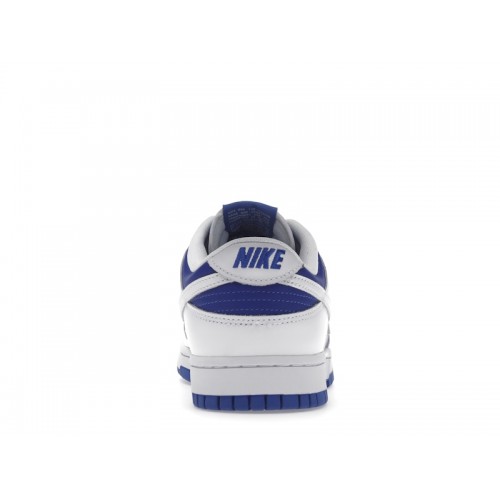 Кроссы Nike Dunk Low Racer Blue White - мужская сетка размеров