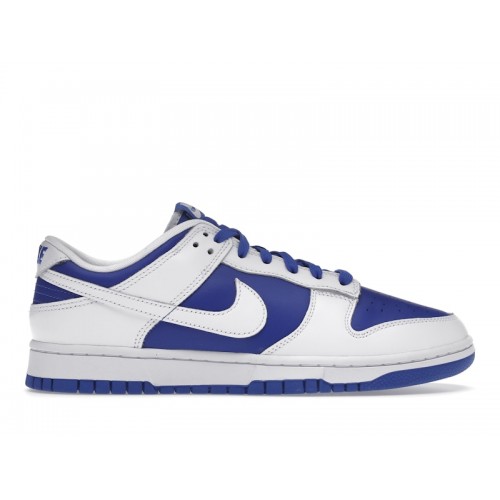 Кроссы Nike Dunk Low Racer Blue White - мужская сетка размеров