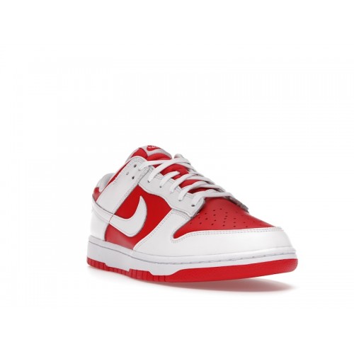 Кроссы Nike Dunk Low Championship Red - мужская сетка размеров