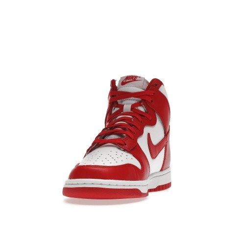 Кроссы Nike Dunk High Championship White Red - мужская сетка размеров