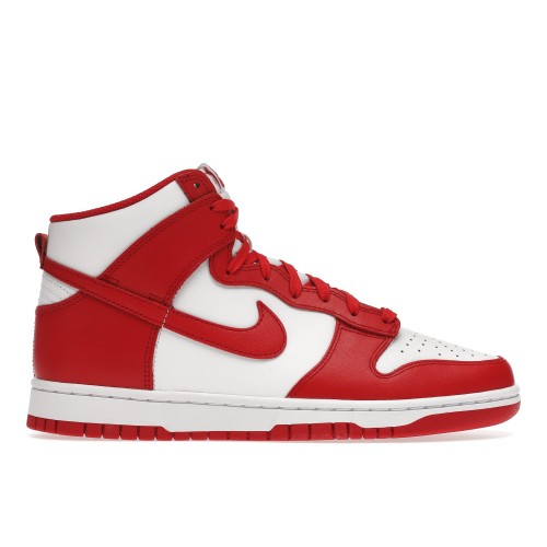 Кроссы Nike Dunk High Championship White Red - мужская сетка размеров