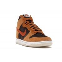 Кроссовки Nike Dunk High PRM Dark Russet