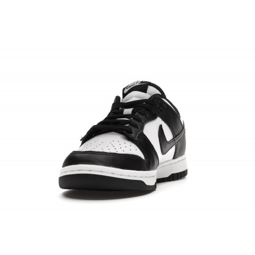 Кроссы Nike Dunk Low Retro White Black Panda (W) - женская сетка размеров