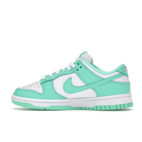Кроссы Nike Dunk Low Green Glow (W) - женская сетка размеров
