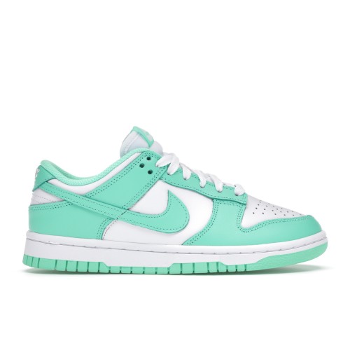 Кроссы Nike Dunk Low Green Glow (W) - женская сетка размеров