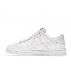 Женские Nike Dunk Low Triple White (2021) (W)