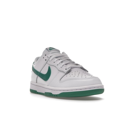 Кроссы Nike Dunk Low White Green Noise (W) - женская сетка размеров