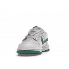 Женские кроссовки Nike Dunk Low White Green Noise (W)