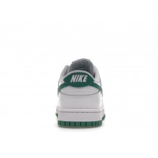 Женские кроссовки Nike Dunk Low White Green Noise (W)