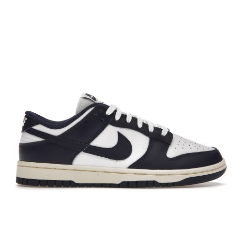 Кроссы Nike Dunk Low Vintage Navy (W) - женская сетка размеров