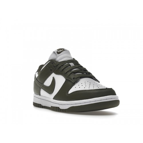 Кроссы Nike Dunk Low Medium Olive (W) - женская сетка размеров