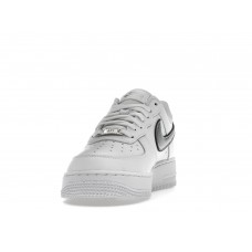 Женские кроссовки Nike Air Force 1 Low 07 Essential White Metallic Silver Black (W)