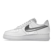 Женские кроссовки Nike Air Force 1 Low 07 Essential White Metallic Silver Black (W)
