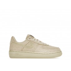 Детские кроссовки Nike Air Force 1 Low Stussy Fossil (PS)