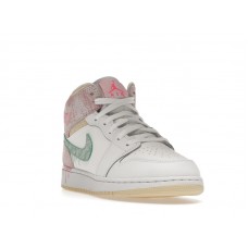 Подростковые Jordan 1 Mid Paint Drip (GS)