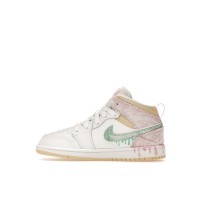 Детские Jordan 1 Mid Paint Drip (PS)