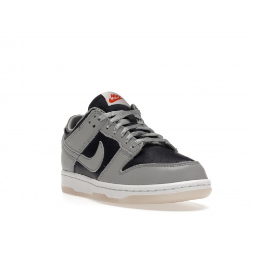 Кроссы Nike Dunk Low College Navy Grey (W) - женская сетка размеров