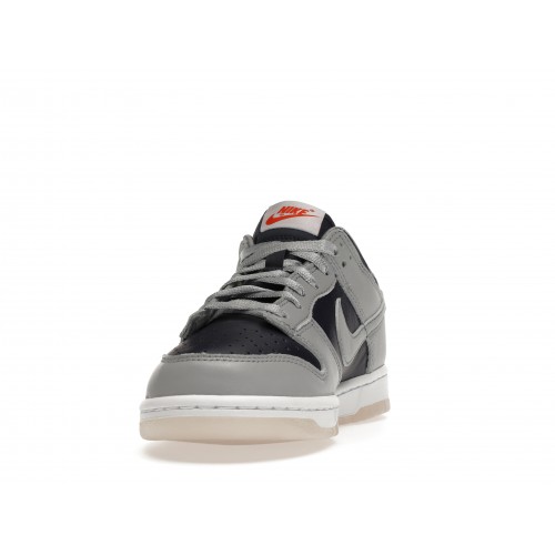 Кроссы Nike Dunk Low College Navy Grey (W) - женская сетка размеров
