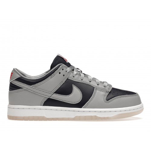 Кроссы Nike Dunk Low College Navy Grey (W) - женская сетка размеров