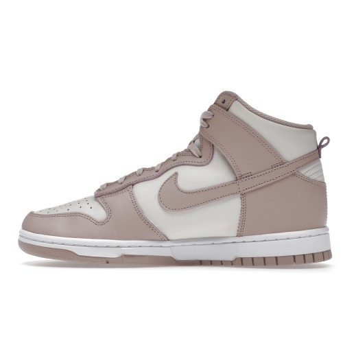 Кроссы Nike Dunk High Pink Oxford (W) - женская сетка размеров