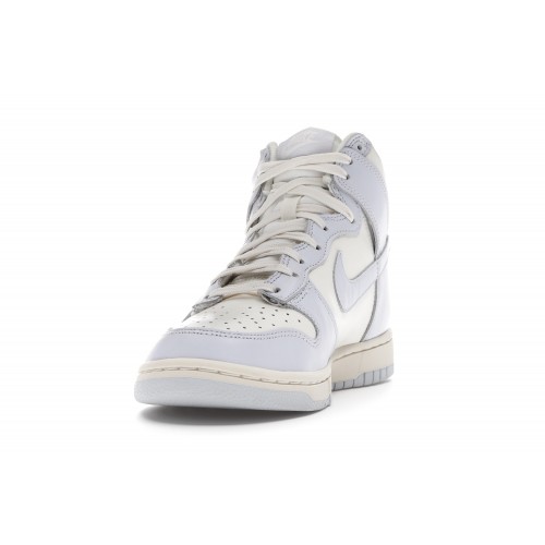 Кроссы Nike Dunk High Sail Football Grey (W) - женская сетка размеров