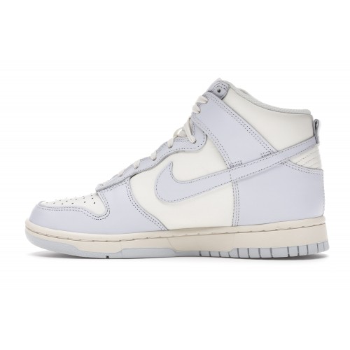 Кроссы Nike Dunk High Sail Football Grey (W) - женская сетка размеров