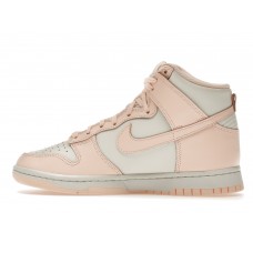 Женские кроссовки Nike Dunk High Sail Crimson Tint (W)