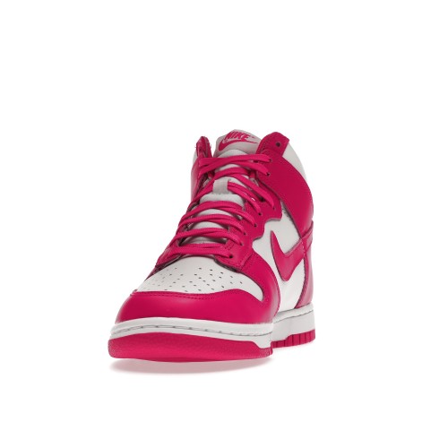 Кроссы Nike Dunk High Pink Prime (W) - женская сетка размеров