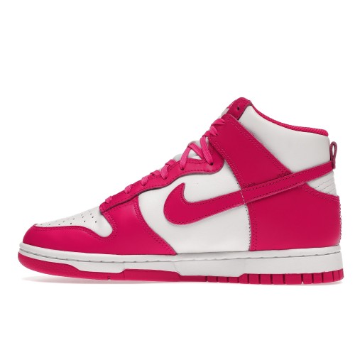 Кроссы Nike Dunk High Pink Prime (W) - женская сетка размеров