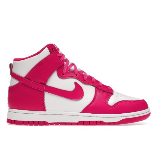 Кроссы Nike Dunk High Pink Prime (W) - женская сетка размеров