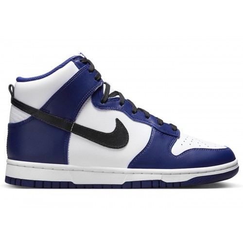 Кроссы Nike Dunk High Deep Royal Blue (W) - женская сетка размеров