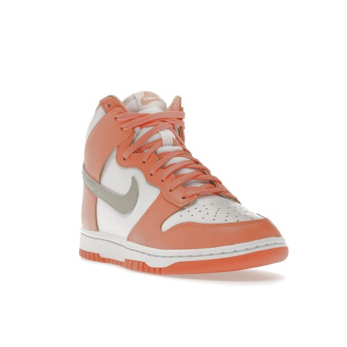 Кроссы Nike Dunk High Salmon (W) - женская сетка размеров