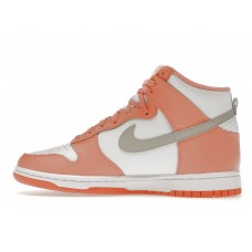 Женские кроссовки Nike Dunk High Salmon (W)
