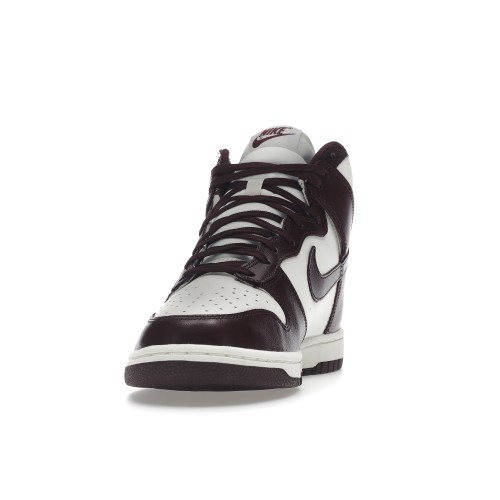 Кроссы Nike Dunk High Burgundy Crush (W) - женская сетка размеров