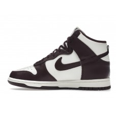 Женские кроссовки Nike Dunk High Burgundy Crush (W)