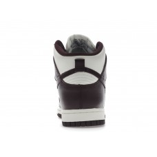 Женские кроссовки Nike Dunk High Burgundy Crush (W)