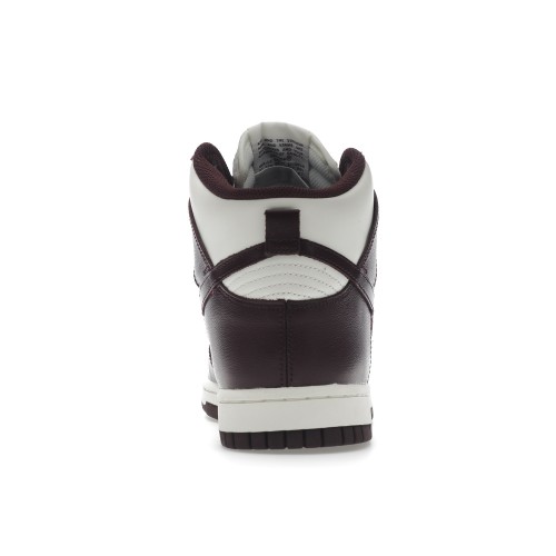 Кроссы Nike Dunk High Burgundy Crush (W) - женская сетка размеров