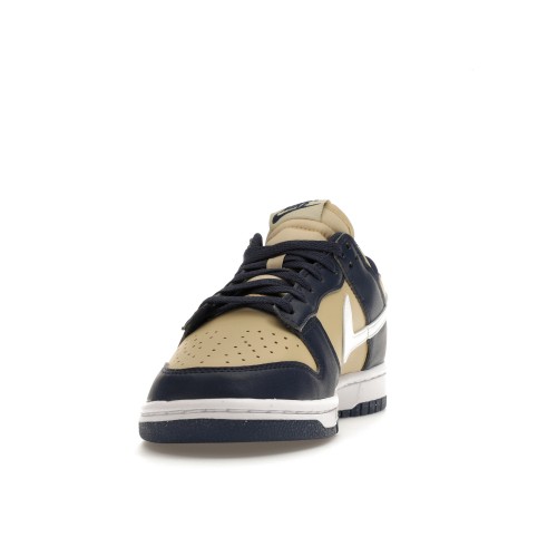 Кроссы Nike Dunk Low Next Nature Midnight Navy Gold (W) - женская сетка размеров