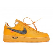 Кроссовки Nike Air Force 1 Low Off-White ICA University Gold