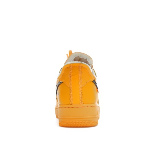 Кроссы Nike Air Force 1 Low Off-White ICA University Gold - мужская сетка размеров