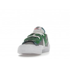 Кроссовки Nike Blazer Low sacai Medium Grey Classic Green