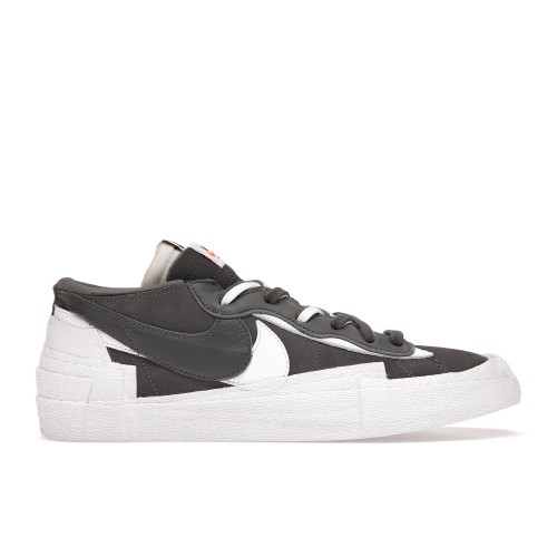 Кроссы Nike Blazer Low sacai Iron Grey - мужская сетка размеров