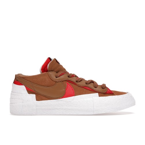 Кроссы Nike Blazer Low sacai British Tan - мужская сетка размеров