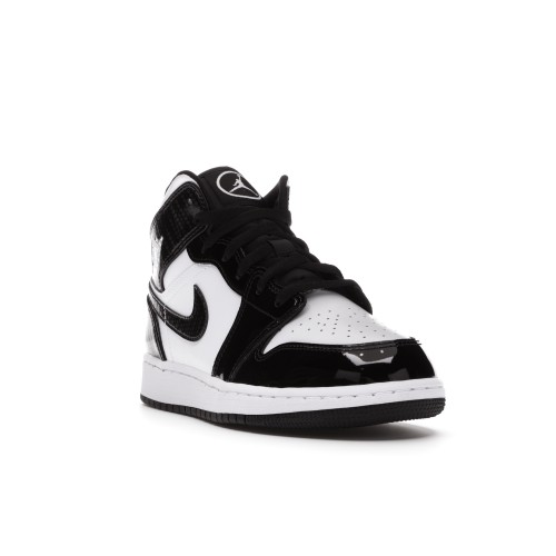 Кроссы Jordan 1 Mid SE All-Star Carbon Fiber (2021) (GS) - подростковая сетка размеров